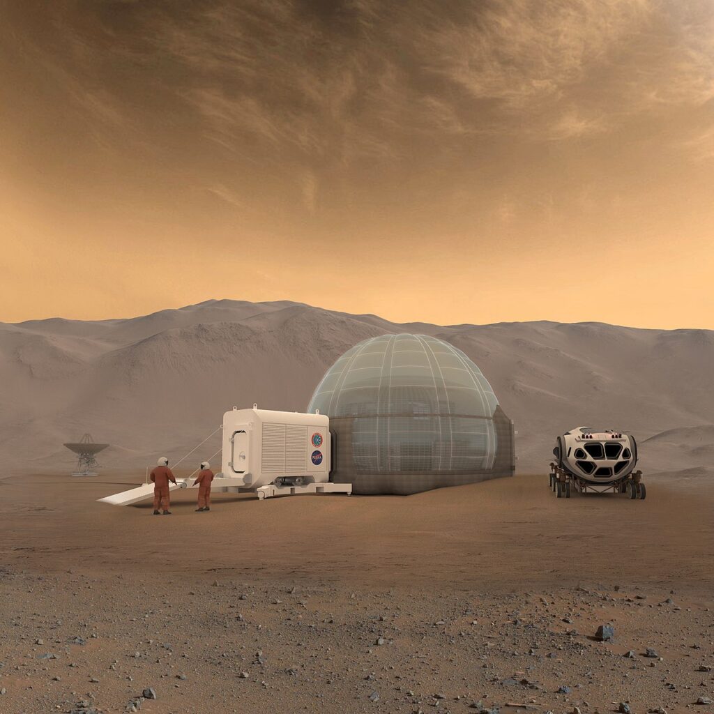 Colonies Of The Future Settling On Mars Othniel   1280px Mars Ice Home Concept 1024x1024 